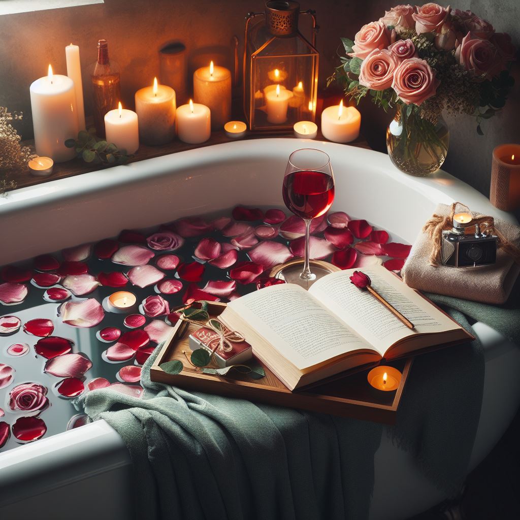 relax e libri, nella tua routine di lettura inserisci momenti di relax, come un bagno lungo e rilassante.