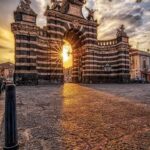 Arco di trionfo, chiamato anche porta ferdinandea o Porta Garibaldi